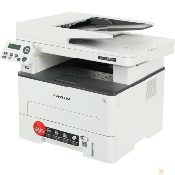 Pantum Pantum M7100DW МФУ лазерное ЧБ, А4, P/C/S, 33 ppm (max 60000 p/mon), 525 MHz, 1200x1200 dpi, 256 MB RAM, PCL/PS, Duplex, ADF50, paper tray 250 pages, USB, LAN, WiFi