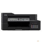 Принтер Brother DCP-T820DW МФУ, А4, цветной струйный, 17/16,5 стр/мин, 128Мб, дуплекс, ADF20,WiFi,LAN, обх.лоток 80л, старт.картр.2xBK,1xCMY(DCPT820DWR1)