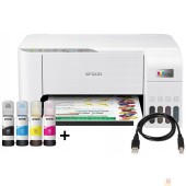 Принтер Epson L3251 (C11CJ67518) БЕЛЫЕ  {A4, 5760x1440 dpi, ч/б - 33 стр/мин (А4), USB} 62EPMFL3251PI