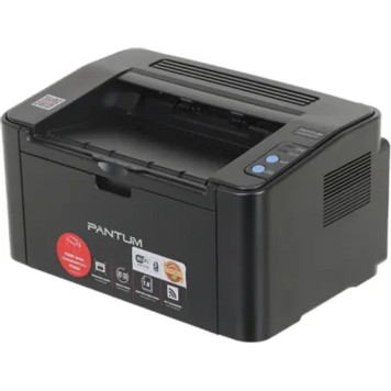 Pantum P2500NW Принтер, Mono Laser, A4, 22стр/мин, 1200x1200 dpi, 128MB RAM, лоток 150 листов, USB, RJ45, Wi-Fi, черный корпус-1