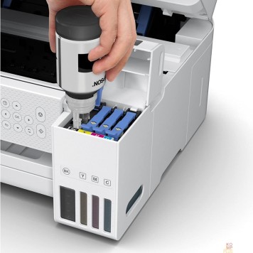 Принтер  Epson L4266 C11CJ63516/C11CJ63511 {A4,  белый,  33 стр/мин, Wi-Fi, USB, СНПЧ}-2