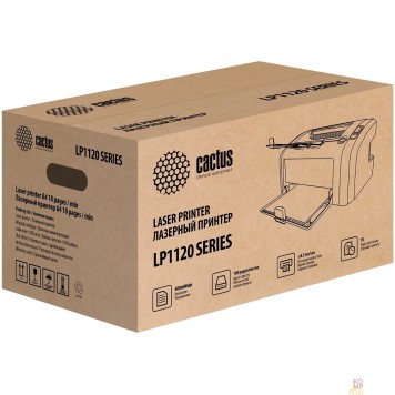 Принтер Cactus CS-LP1120NW (CS-LP1120NWB) {A4, черный, картридж + кабель USB, Ethernet}-2