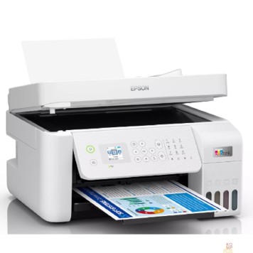 Принтер/МФУ  Epson EcoTank L5296 (C11CJ65411) A4 WiFi белый (C11CJ65411)-1