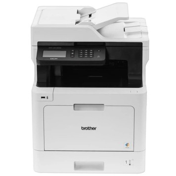 Принтер Brother DCP-L8410CDW МФУ, A4, цветной лазерный,  31стр/мин, 512Мб, дуплекс, ADF50, GigaLAN, WiFi, USB (старт.картриджи 3000/1800стр)(DCPL8410CDWR1)-1