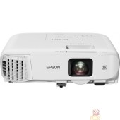 Проектор Epson EB-992F V11H988040 white Проектор (LCD, 1920х1080, 4000Lm, 16000:1, Wi-fi, Miracast,3.1 kg) 
