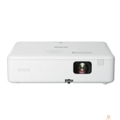 Проектор Epson CO-FH01 V11HA84040 {3LCD 1920x1080 3000lm 16000:1, лампа 6000/12000 ч, HDMI, USB, встроенный динамик, коррекция трапеции ±30°, вес 2.4 кг}