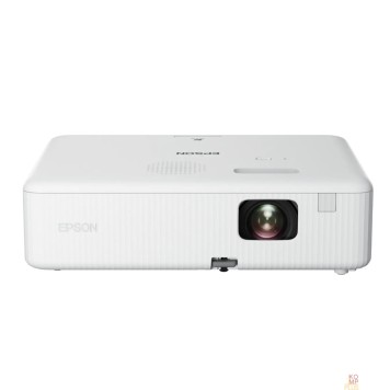 Проектор Epson CO-FH01 V11HA84040 {3LCD 1920x1080 3000lm 16000:1, лампа 6000/12000 ч, HDMI, USB, встроенный динамик, коррекция трапеции ±30°, вес 2.4 кг}