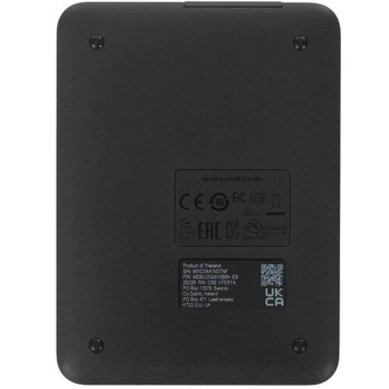 Носитель информации WD Portable HDD 1TB Elements Portable WDBUZG0010BBK-WESN USB3.0, 2.5