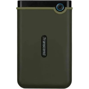 Носитель информации Transcend Portable HDD 2TB StoreJet TS2TSJ25M3G 25M3S, USB 3.1 gen.1, Милитари зеленый (тонкий)