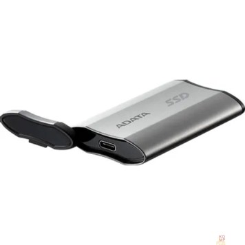 Носитель информации A-DATA Portable SSD 4TB SD810 External Type-C, USB 3.2 Gen2x2, up to R/W 2000/2000 MB/s, 72.7x44x12.2mm, Silver (5 лет)-1