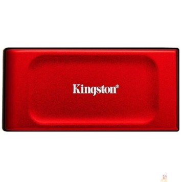 носитель информации Kingston Portable SSD 1TB XS1000,Type-C/A, USB 3.2 Gen 2, R/W 1050/1000MB/s, 70x33x14mm, 29g., Red (5 лет) (SXS1000R/1000G)