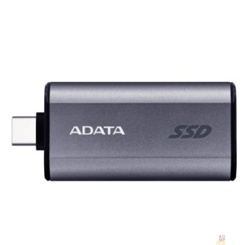Носитель информации A-DATA Portable SSD 500GB A-DATA SC750, External, USB 3.2 Gen 2 Type-C, R/W -1050/1000 MB/s серый (SC750-500G-CCBK)