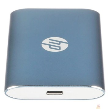 носитель информации HP Portable SSD 250GB External P500 Series Blue <7PD50AA#ABB> (USB 3.2 Gen2 Type-C, up to 370/200Mbs, 100TBW,-2