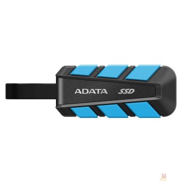 Носитель информации Твердотельный накопитель/ ADATA External SSD SC740, 1000GB, Type-C, USB 3.2 Gen2, R/W 1050/1000 MB/s, 121.8x40.5x22.3mm, Blue (5 лет)-2