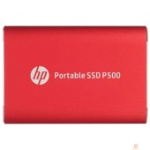 носитель информации HP Portable SSD 1TB External P500 Series Red <1F5P5AA#ABB> (USB 3.2 Gen2 Type-C, up to 420/420Mbs, 500TBW, 79х54х10, 45g)
