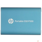 носитель информации HP Portable SSD 1TB External P500 Series Blue <1F5P6AA#ABB> (USB 3.2 Gen2 Type-C, up to 420/420Mbs, 500TBW, 79х54х10, 45g