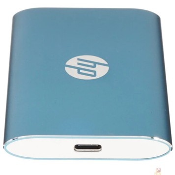 носитель информации HP Portable SSD 1TB External P500 Series Blue <1F5P6AA#ABB> (USB 3.2 Gen2 Type-C, up to 420/420Mbs, 500TBW, 79х54х10, 45g-2