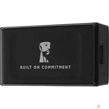 носитель информации Kingston Portable SSD 2TB External  XS1000 BOC,Type-C/A, USB 3.2 Gen 2, R/W 1050/1000MB/s, 70x33x14mm, 69g., Black (60 мес)-1