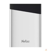 носитель информации SSD External Netac 120Gb Z6S <NT01Z6S-120G-32SL> (USB3.2 type C, up to 520MBs, 87x61x10.5mm, 54g, Al