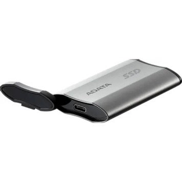 Носитель информации A-DATA Portable SSD 500GB External  SD810,Type-C, USB 3.2 Gen2x2, up to R/W 2000/2000 MB/s, 72.7x44x12.2mm, Silver (5 лет)-1