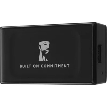 носитель информации Kingston Portable SSD 2TB SXS1000/2000GA External  XS1000 BOC,Type-C/A, USB 3.2 Gen 2, R/W 1050/1000MB/s, 70x33x14mm, 69g., Black (60 мес)-1