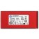 носитель информации Kingston Portable SSD 2TB SXS1000R/2000G XS1000R, Type-C/A, USB 3.2 Gen 2, R/W 1050/1000MB/s, 70x33x14mm, 29g., Red (5 лет)