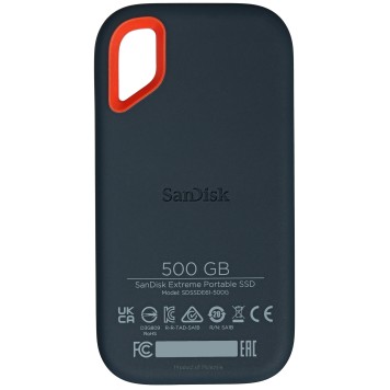 Носитель информации SanDisk Portable SSD 500GB BUSB-C SDSSDE61-500G-G25 Extreme Portable V2 1.8