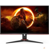 Монитор LCD AOC 27'' Q27G2E {VA 2560х1440 75Hz 250cd 178/178 3000:1 4ms 2xHDMI DisplayPort Pivot AudioOut Black-Red}