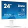 Монитор LCD Iiyama 23.8'' XUB2492HSU-W6 белый {IPS 1920x1080 100Hz 0.4ms HDMI DisplayPort USB M/M Pivot}