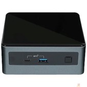 Компьютер Intel NUC BXNUC10I3FNKN1 i3-10110U, 2*SODIMM DDR4 (2666), M.2, UHD graphics, Glan, WiFi, BT, Thunderbolt 3, USB-C (DP), HDMI, 3*USB 3.2, card-re 