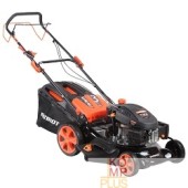 Газонокосилка PATRIOT PT 52LS Газонокосилка бензиновая 512109024 {Рабочий объем 200сс, мощность 6.5л.с., рабочая ширина 51см, корпус сталь, регул. высоты 30-75мм прорезин. колеса 178-254мм, травосбор. 60л}