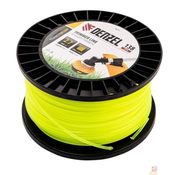 Бензоинструменты Denzel Леска для триммера квадрат, 2,7м х 138м, на DIN катушке FLEX CORD 96293-1