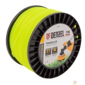 Бензоинструменты Denzel Леска для триммера витой квадрат, 2,7мм х 196м, на DIN катушке FLEX CORD 96299