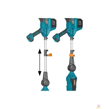 Воздуходувки Bort Воздуходувка аккумуляторная BSS-40LI SUPERJET {Воздушный поток 0-62 м/сек; Макс. производительность 1450 м3/час, шум 80дБ, аккум. система Makita 18V LXT, Вес 2кг,} 93418569 -1