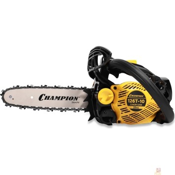 Бензопилы CHAMPION Бензопила 126T-10 { 1,15кВт 25см? 2,4кг }-1