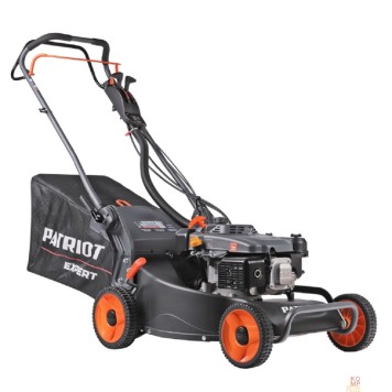Газонокосилка PATRIOT PT 54AS Газонокосилка бензиновая 512109054 { 53 см, самоходная(3 скорости), 7,5л.с., алюминиевая дека, крданная передача на редуктор колёс травосборник 75л }
