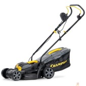 Газонокосилки и аэраторы CHAMPION Газонокосилка эл. EM3312 { 1,2 кВт травосб. 30л ширина 330мм 25-65мм, 8,5кг }