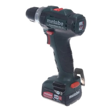Дрель, Шуруповерт Metabo PowerMaxx BS 12 Акк.шпв. 601036500 2х2.0 Ач LiIon,кейс-2