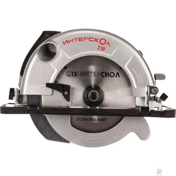 Пила ИНТЕРСКОЛ ДП-210/1900М Пила дисковая 98.1.1.20 {1900Вт,ф210/32мм,5000о/м,7.8кг }-1