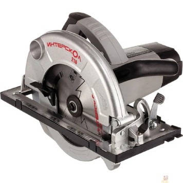 Пила ИНТЕРСКОЛ ДП-210/1900ЭМ Пила дисковая 99.1.1.30 {1900Вт,ф210/32мм, проп 75мм,5000о/м,7.8кг}