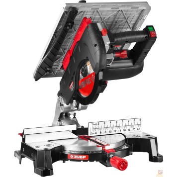 Пила ЗУБР Пила торцовочная ЗПТК-255-1800 { d 250 мм, 5000 об/мин, 1800Вт }-1