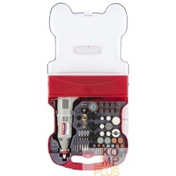 Шлифовальная машина ЗУБР Гравер ЗГ-130ЭК H172 { электрический с набором мини-насадок в кейсе, 172 предмета }