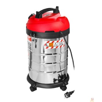 Электроинструменты ЗУБР Пылесос строительный ПУ-30-1400 М3 { М3-30, 30 л, 1400 Вт, сухая и влажная уборка, корпус из нержавеющей стали, розетка до 2000Вт }-2