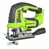 Лобзики Greenworks GD24JS Лобзик аккумуляторный, 24V, бесщеточный, без АКБ и ЗУ 3601407