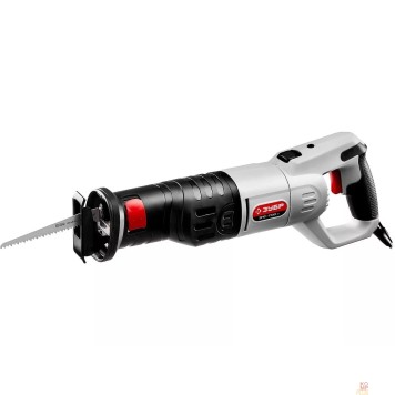 Пила ЗУБР Пила сабельная ЗПС-1100 Э { 1100 Вт, 800-2700 ход/мин, рез 230 мм (дерево), 20 мм (сталь), ход штока 29 мм } 