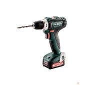 Дрель, Шуруповерт Metabo PowerMaxx BS 12 Акк.шпв. 601036500 {2х2.0 Ач LiIon,кейс}