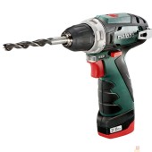 Дрель, Шуруповерт Metabo PowerMaxx BS Безударная дрель-шуруповерт 600984000 { 10.8В 2х2.0,LC40,патр,коробк }
