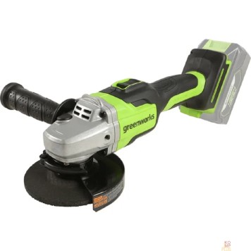 Углошлифовальные, Шлифовальные машины, Реноватор Greenworks GD24AG 24В Угловая шлифовальная машина, аккумуляторная 3200207-1