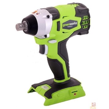 Дрели, Шуруповерты, Гайковерты Greenworks GD24IW400 Гайковерт ударный аккумуляторный, 24V, бесщеточный, без АКБ и ЗУ 3802907