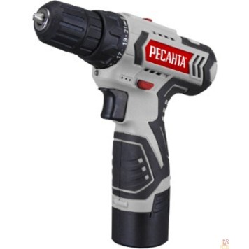Дрель, Шуруповерт Ресанта Дрель-шуруповерт аккумуляторная ДА-12-2ЛК 75/14/2